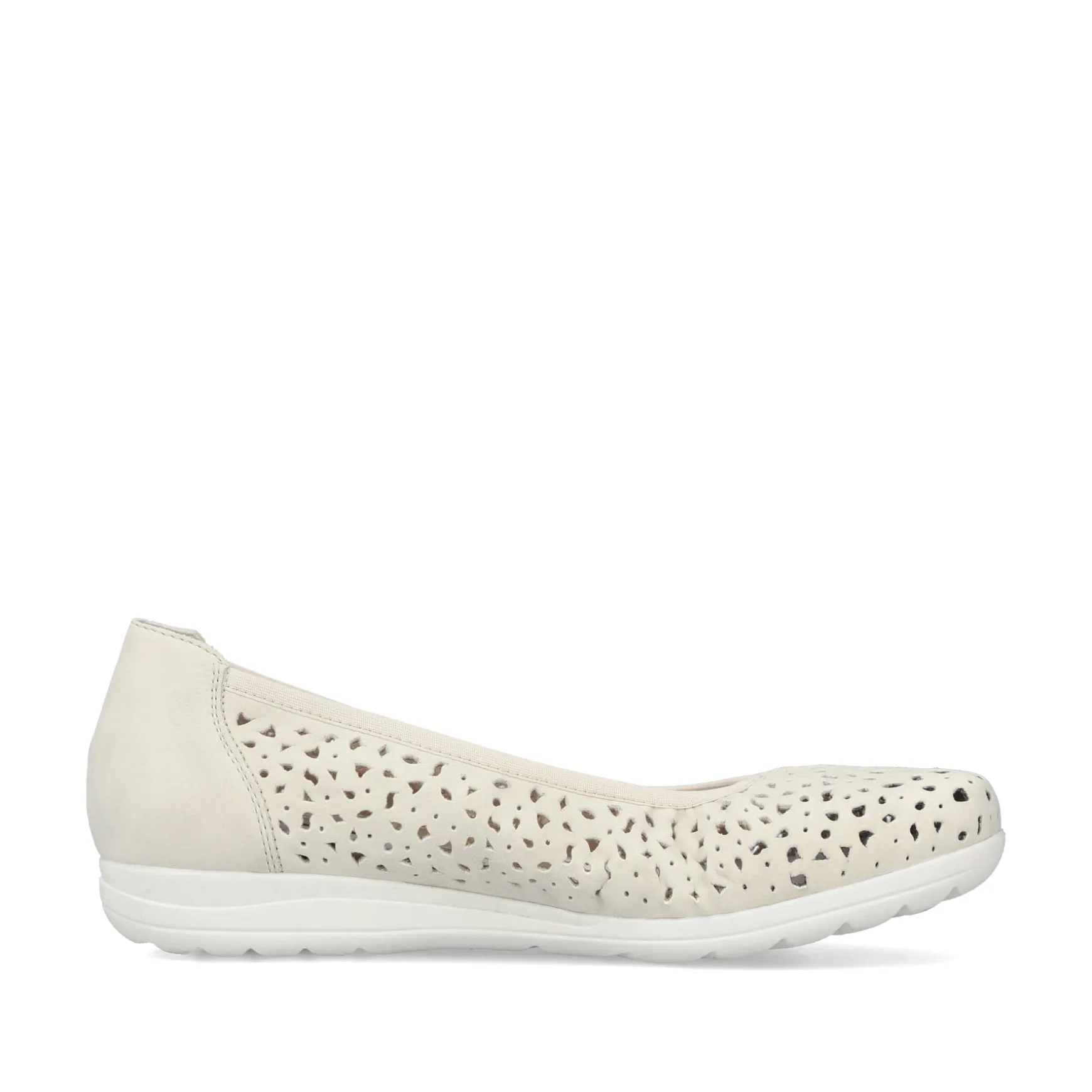 Rieker Damen Ballerinas helllbeige