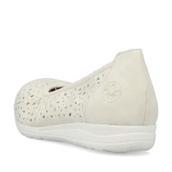 Rieker Damen Ballerinas helllbeige