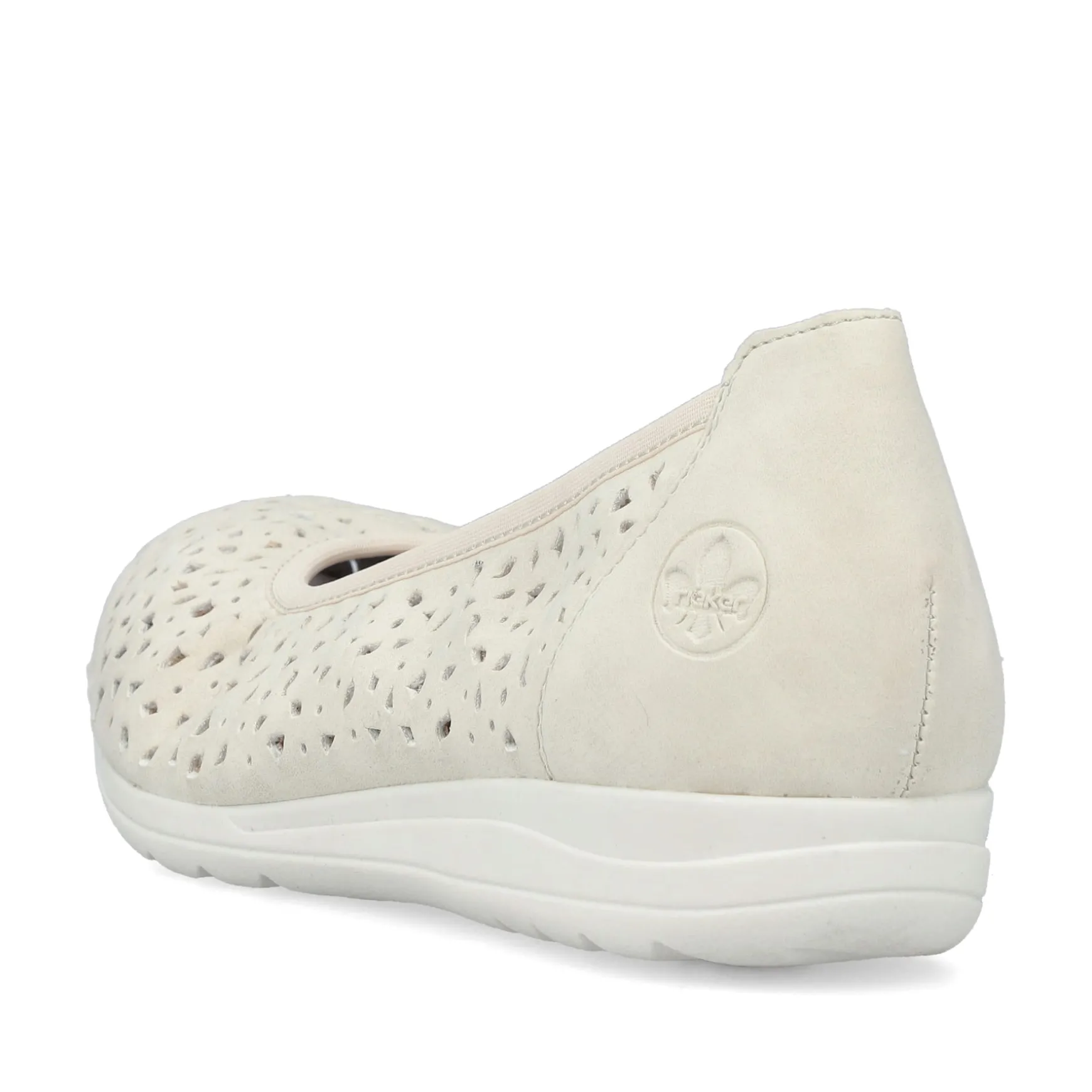 Rieker Damen Ballerinas helllbeige