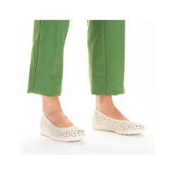 Rieker Damen Ballerinas helllbeige