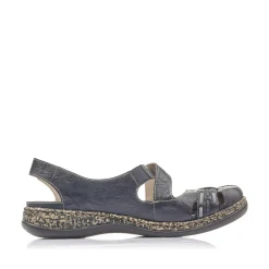 Rieker Damen Ballerinas marineblau