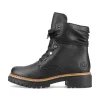 Rieker Damen Biker Boots tiefschwarz