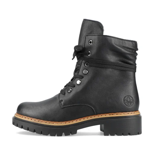 Rieker Damen Biker Boots tiefschwarz