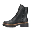 Rieker Damen Biker Boots asphaltschwarz