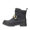 Rieker Damen Biker Boots tiefschwarz