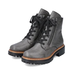 Rieker Damen Biker Boots anthrazit