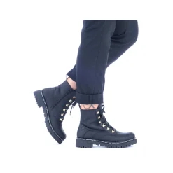 Rieker Damen Biker Boots tiefschwarz