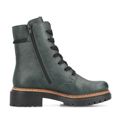 Rieker Damen Biker Boots graugrün