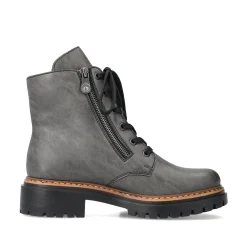 Rieker Damen Biker Boots anthrazit