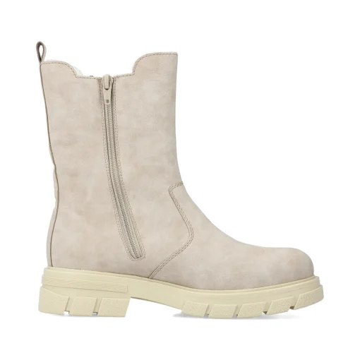 Rieker Damen Biker Boots hellbeige
