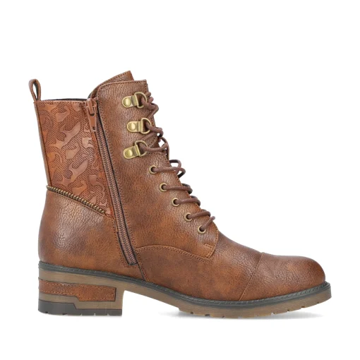 Rieker Damen Biker Boots schokobraun