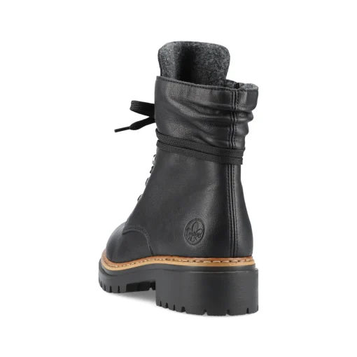 Rieker Damen Biker Boots tiefschwarz