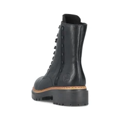 Rieker Damen Biker Boots asphaltschwarz