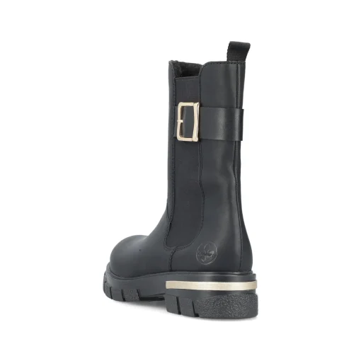 Rieker Damen Biker Boots urbanschwarz