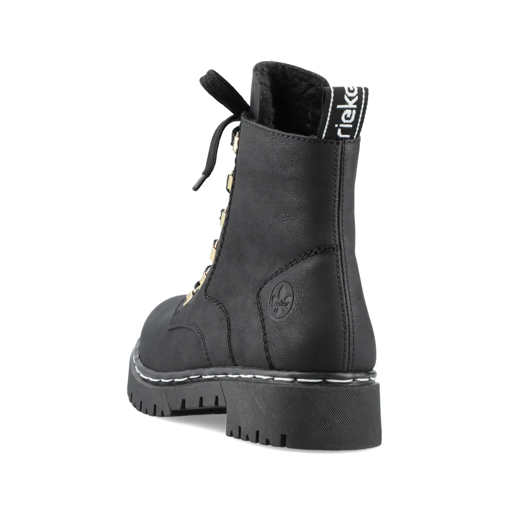 Rieker Damen Biker Boots tiefschwarz