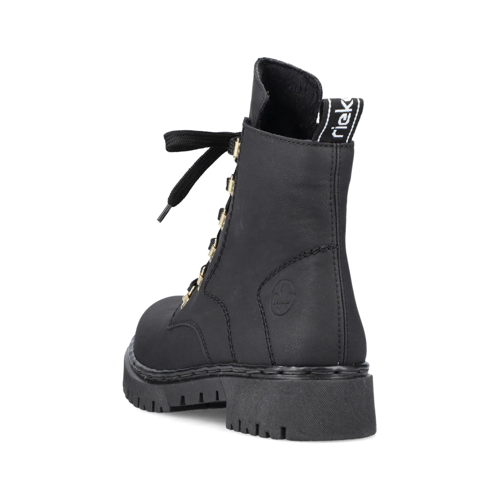 Rieker Damen Biker Boots tiefschwarz