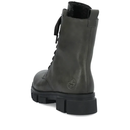 Rieker Damen Biker Boots grüngrau
