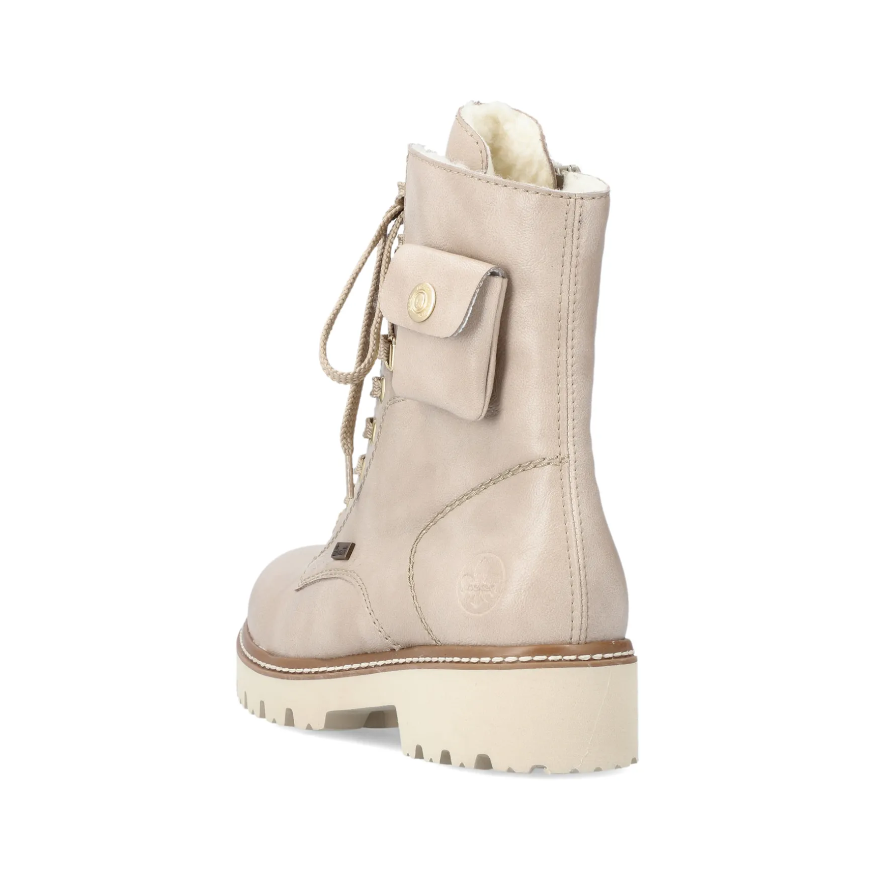 Rieker Damen Biker Boots hellbeige