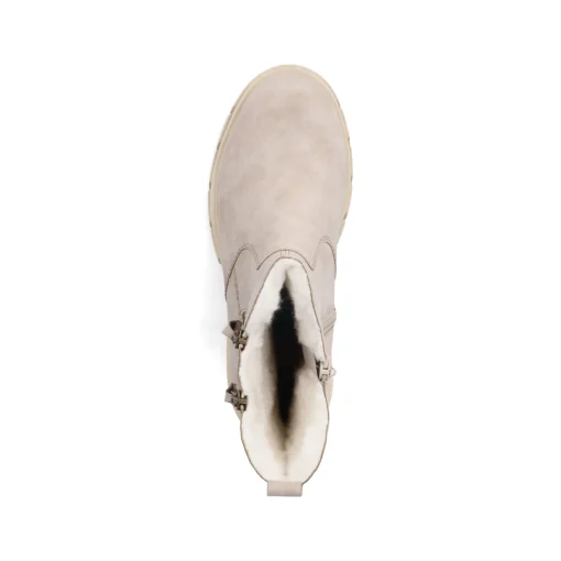 Rieker Damen Biker Boots hellbeige