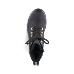 Rieker Damen Biker Boots tiefschwarz