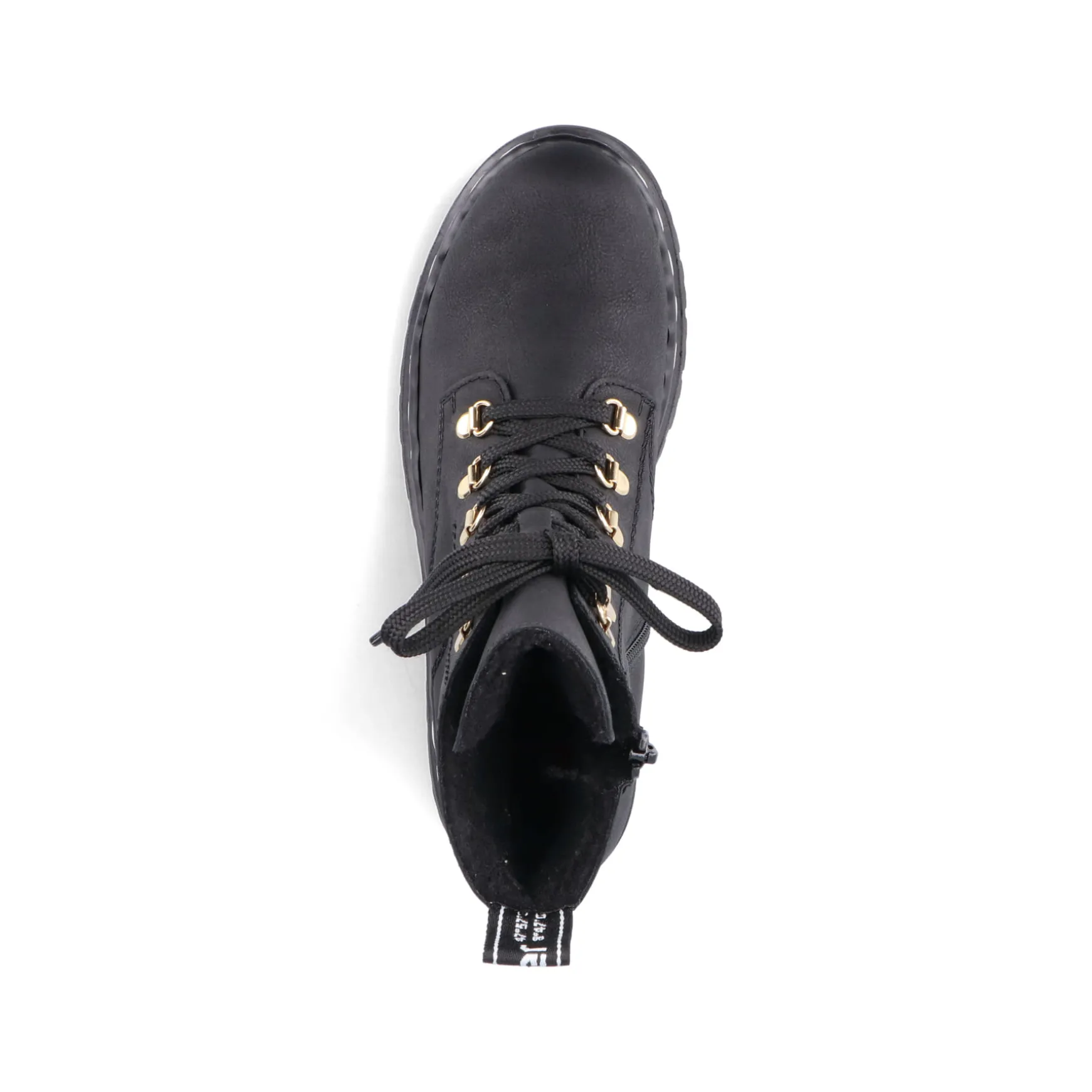 Rieker Damen Biker Boots tiefschwarz