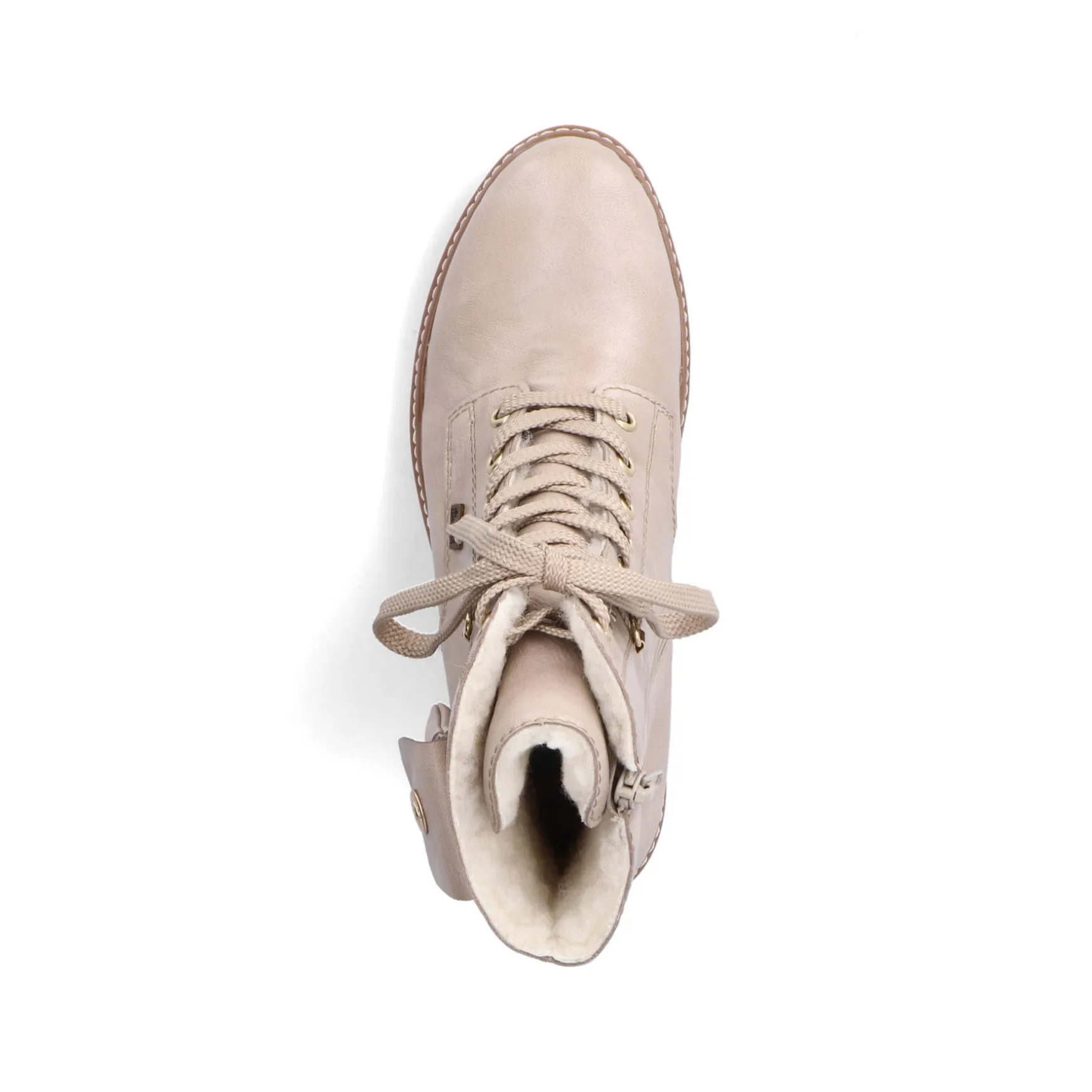 Rieker Damen Biker Boots hellbeige