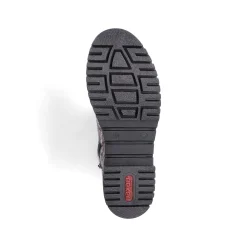 Rieker Damen Biker Boots rosa-orange-metallic