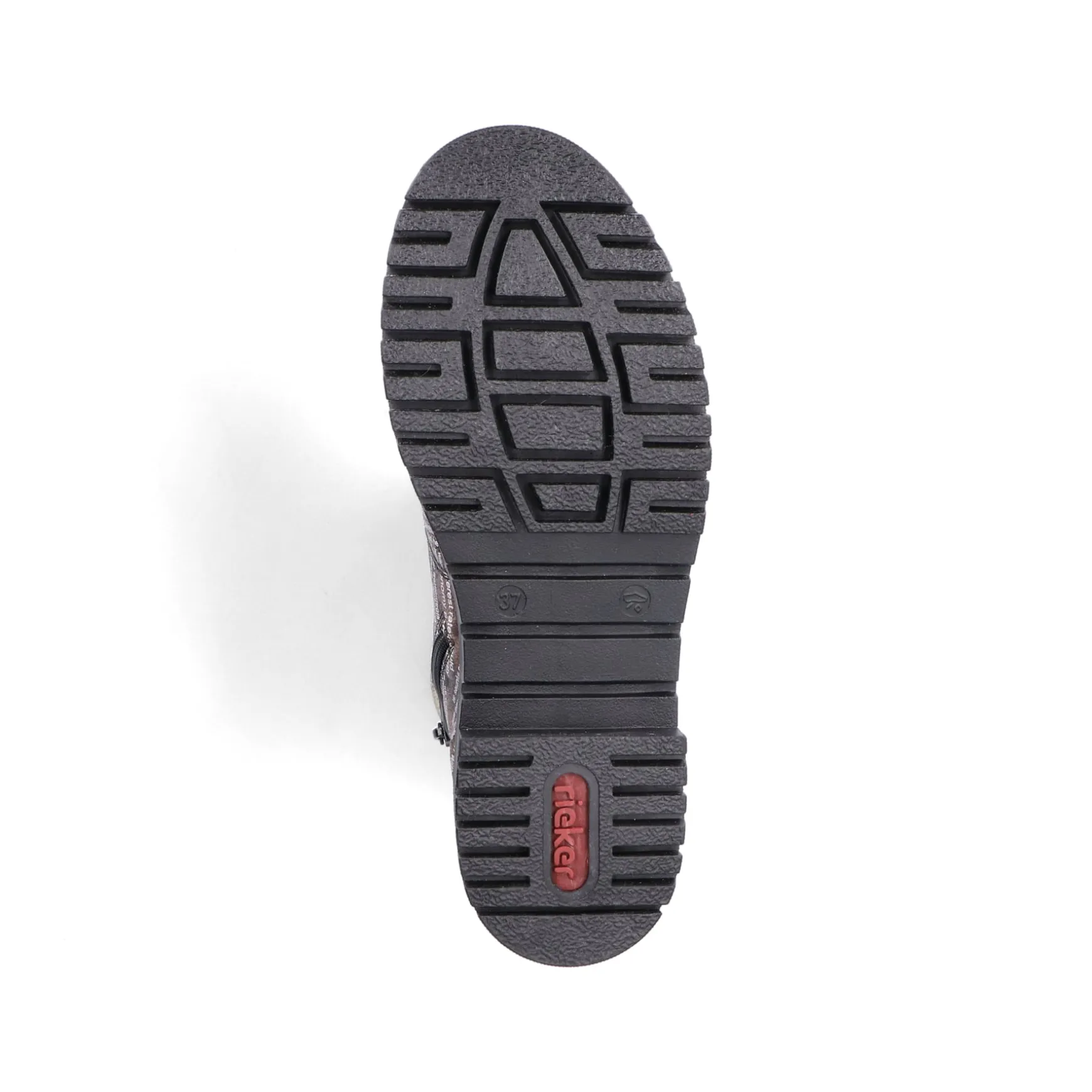 Rieker Damen Biker Boots rosa-orange-metallic