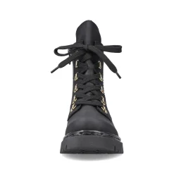 Rieker Damen Biker Boots tiefschwarz