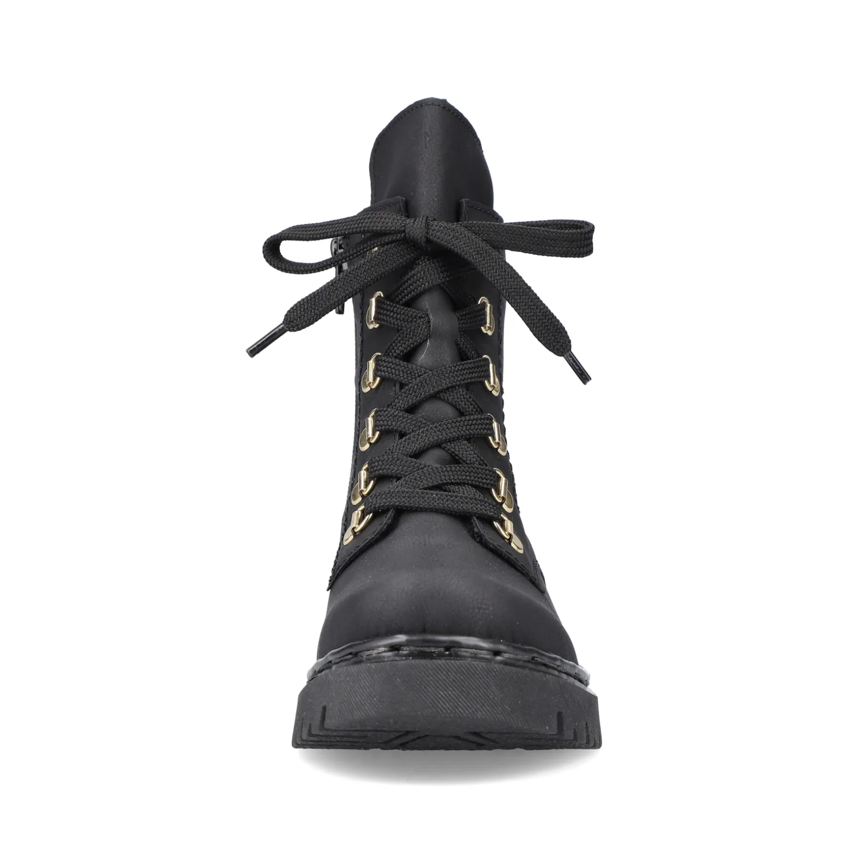 Rieker Damen Biker Boots tiefschwarz