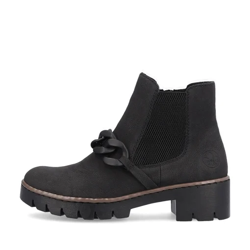 Rieker Damen Chelsea Boots tiefschwarz