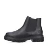 Rieker Damen Chelsea Boots graphitschwarz
