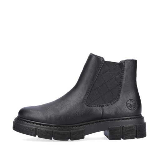 Rieker Damen Chelsea Boots graphitschwarz