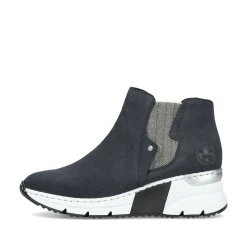 Rieker Damen Chelsea Boots dunkelblau