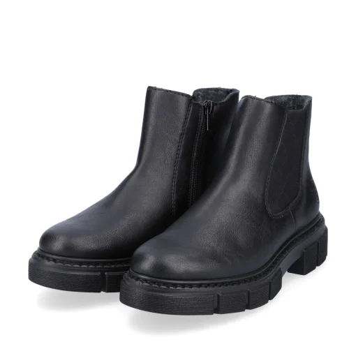 Rieker Damen Chelsea Boots graphitschwarz