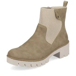 Rieker Damen Chelsea Boots beigebraun