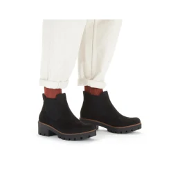 Rieker Damen Chelsea Boots graphitschwarz