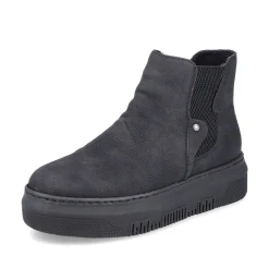 Rieker Damen Chelsea Boots tiefschwarz