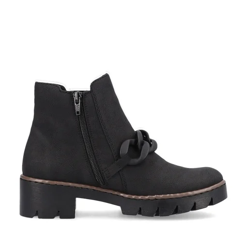 Rieker Damen Chelsea Boots tiefschwarz