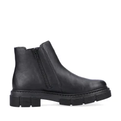 Rieker Damen Chelsea Boots graphitschwarz