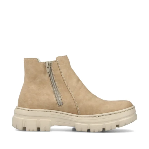 Rieker Damen Chelsea Boots sandbeige