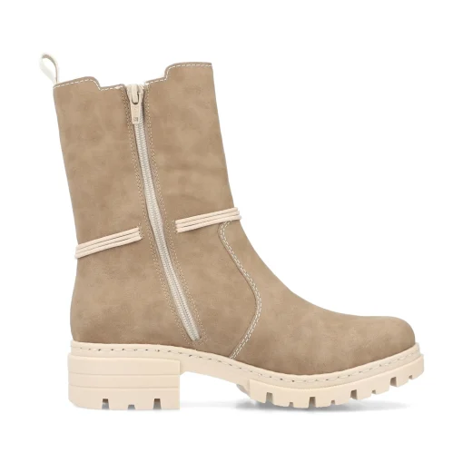 Rieker Damen Chelsea Boots beigebraun