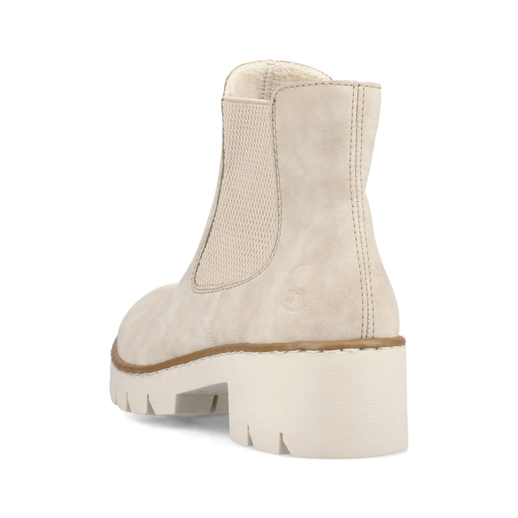 Rieker Damen Chelsea Boots hellbeige