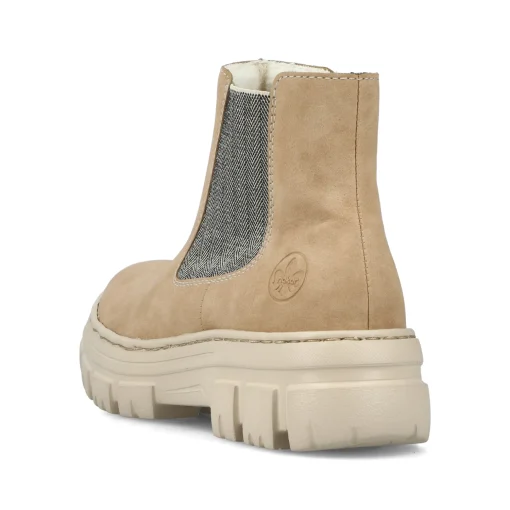 Rieker Damen Chelsea Boots sandbeige