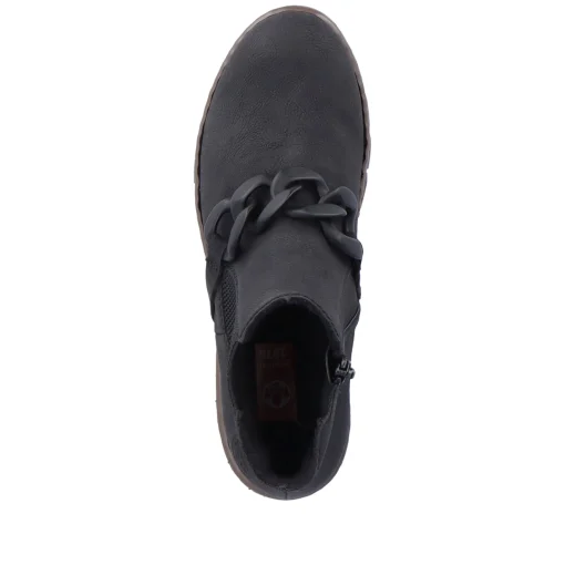 Rieker Damen Chelsea Boots tiefschwarz