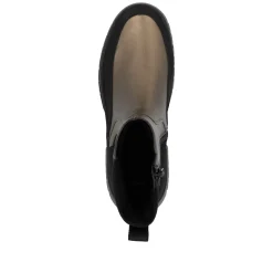 Rieker Damen Chelsea Boots bronze-schwarz