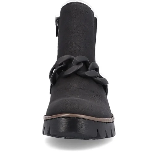 Rieker Damen Chelsea Boots tiefschwarz