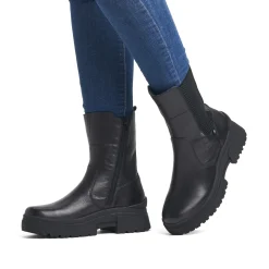Rieker Damen Chelsea Boots deep black