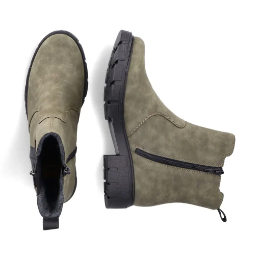 Rieker Damen Chelsea Boots laubgrün