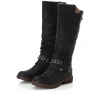Rieker Damen Hochschaftstiefel nachtschwarz